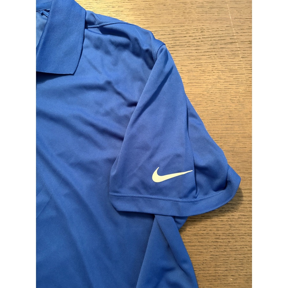 Nike Dri-FIT Mens XL Royal Blue K Academy Short Sleeve Golf Polo DH0824-480 - Picture 8 of 9
